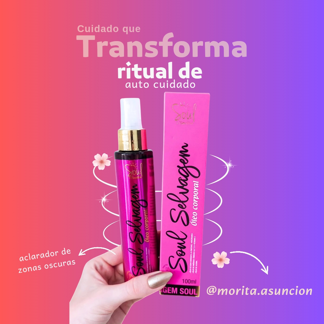 Oleo Corporal Soul Selvagem 100ml - 🌸 PERFUME - Morita | Cosméticos Paraguay