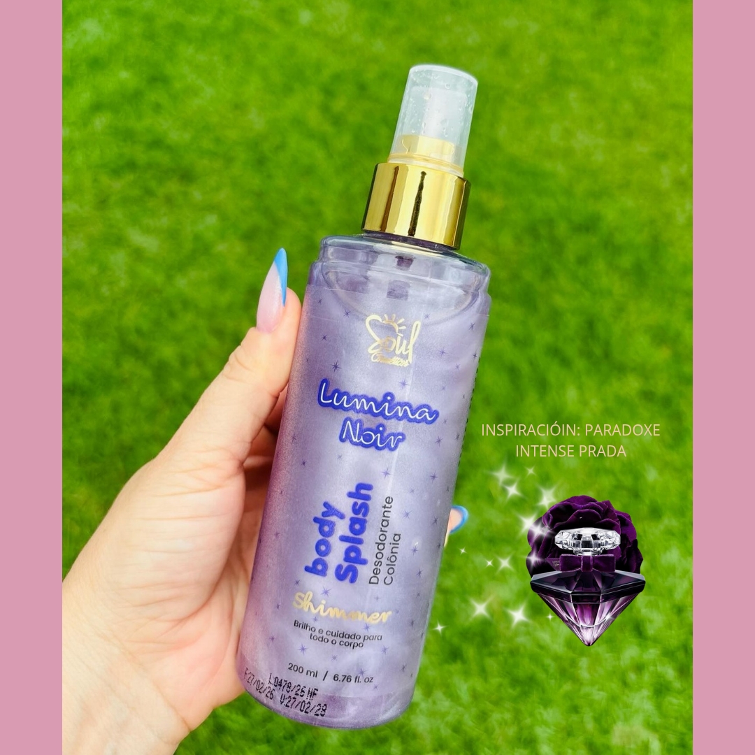 Body Splash Colonia Lumina Noir Shimmer Soul - 200ml - 🌸 PERFUME - Morita | Cosméticos Paraguay