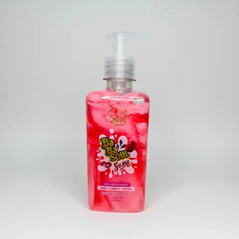 Gel Corp. e intimo BabaSoul Sexy Besable FRUTOS ROJOS 280ml  - 💄 COSMÉTICO - Morita | Cosméticos Paraguay
