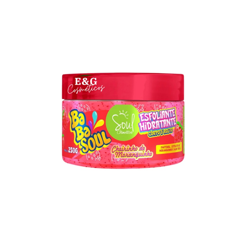 Exfoliante Corp.y rostro BabaSoul FRESA 250g Soul - 💄 COSMÉTICO - Morita | Cosméticos Paraguay