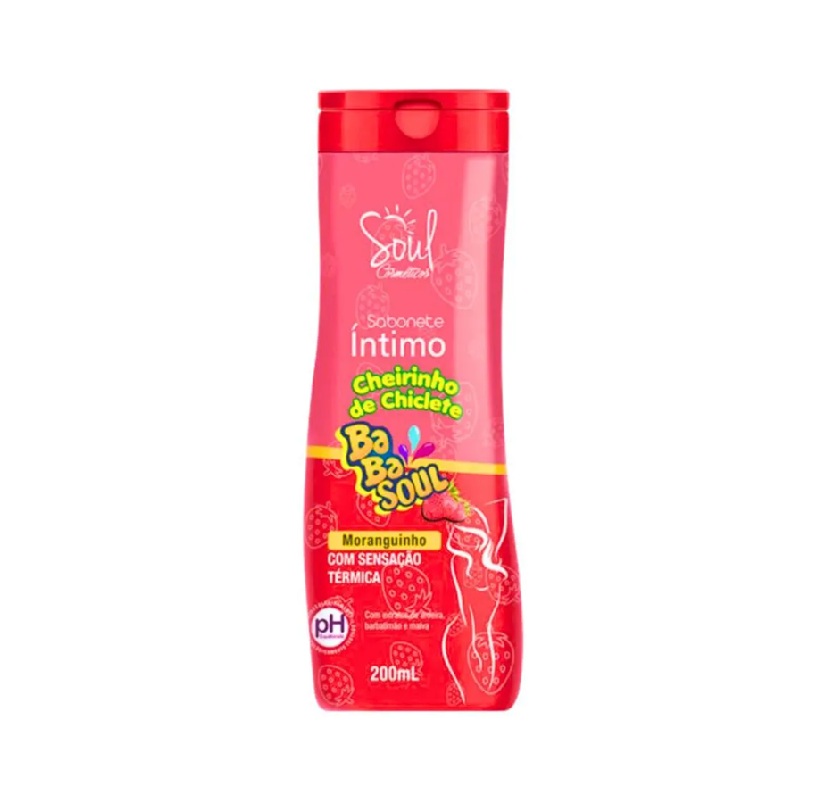 Jabon intimo BabaSoul FRESA 200ml - 💄 COSMÉTICO - Morita | Cosméticos Paraguay